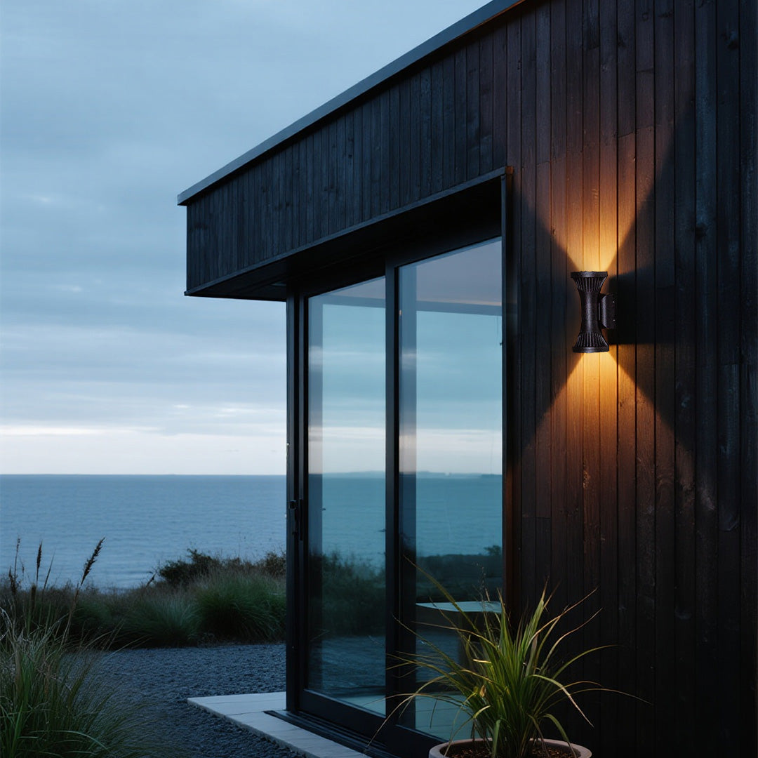 Die-cast Aluminum Outdoor Wall Lighting Fixtures Waterproof Minimalist Nordic Light