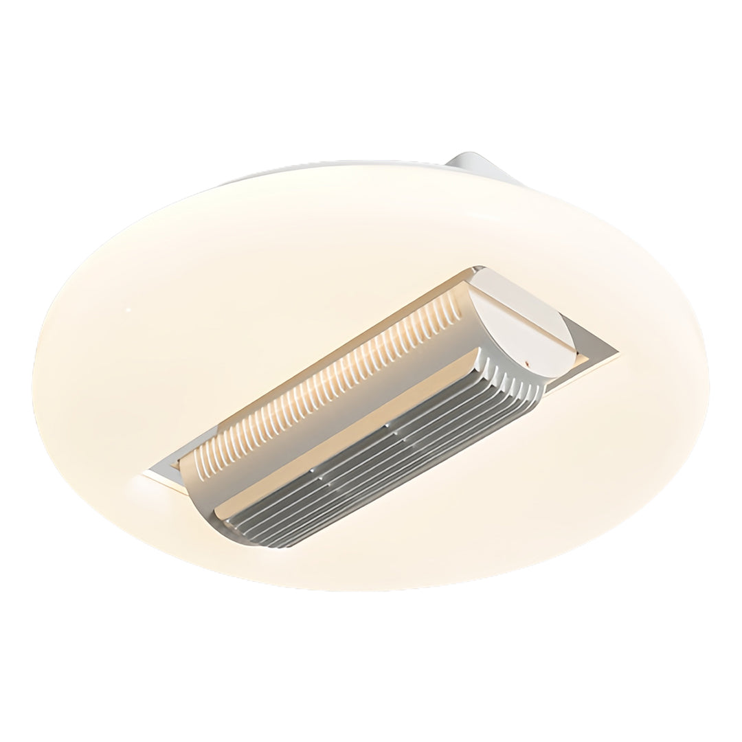 Bladeless Ceiling Fan with LED Light Quiet Minimalist Ceiling Fan