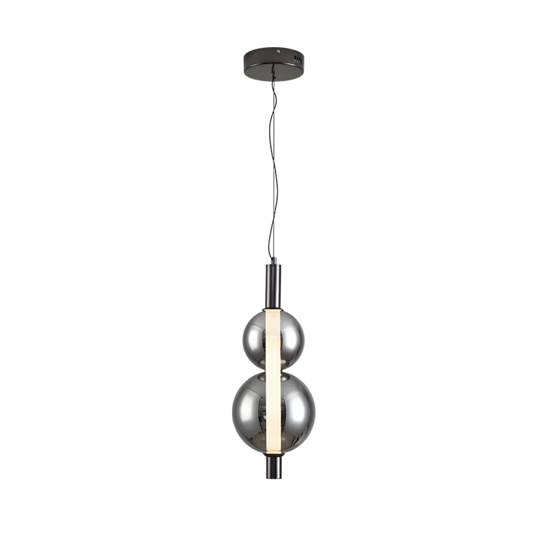 Minimalist Modern Silver Pendant Light LED
