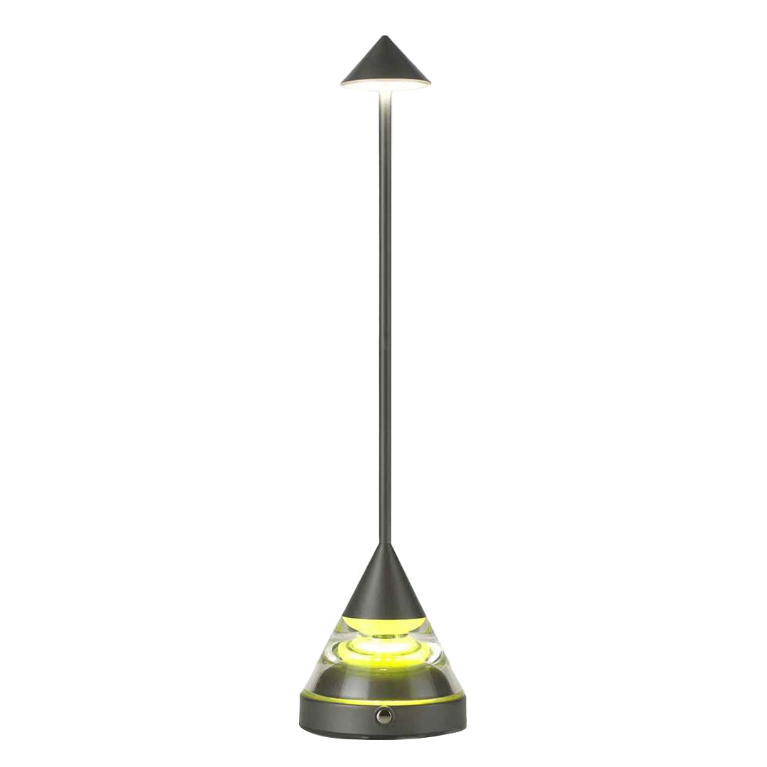 Unique Small Table Lamp Creative Pointed Aluminum Iron Accent Light