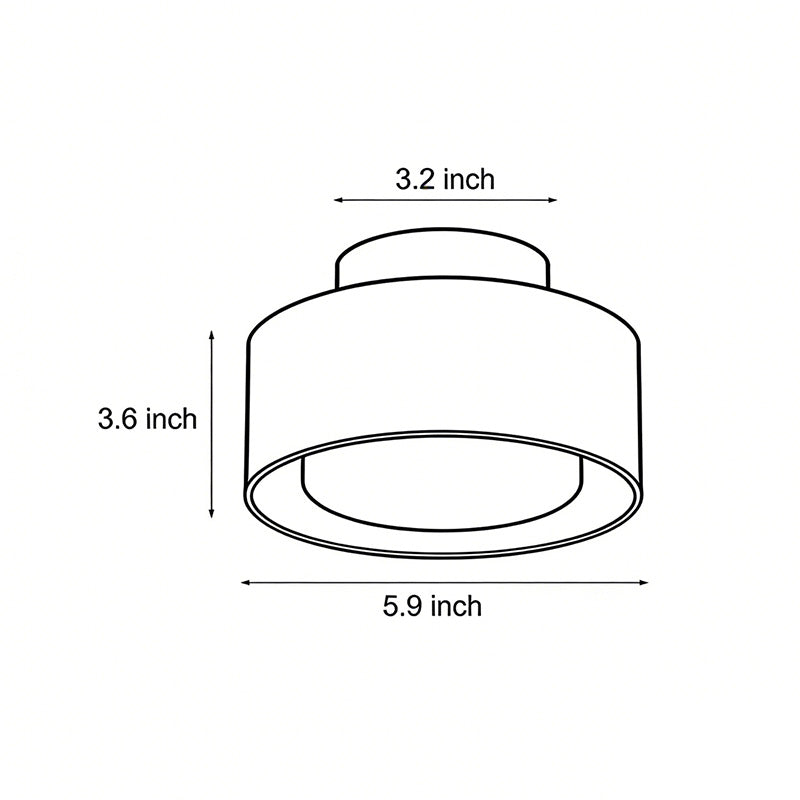 Surface Mounted LED Downlight Round Aluminum Ceiling Light