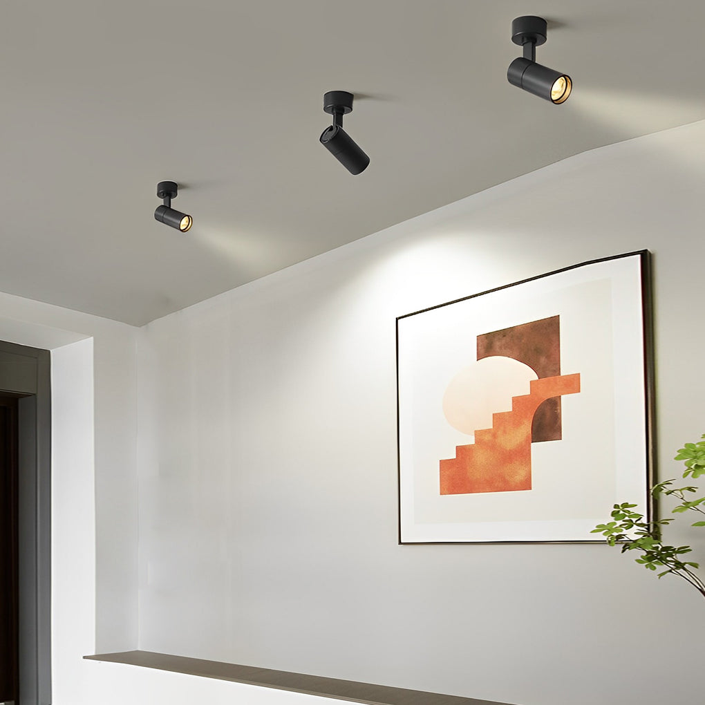 Surface Mounted Spot Light Modern Adjustable Angle Directional Light