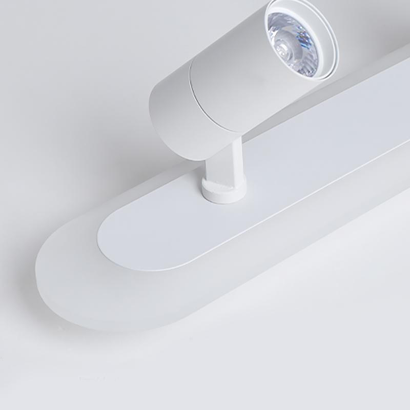 Surface Mounted Spotlights Modern Streamlined Oval Ceiling Light