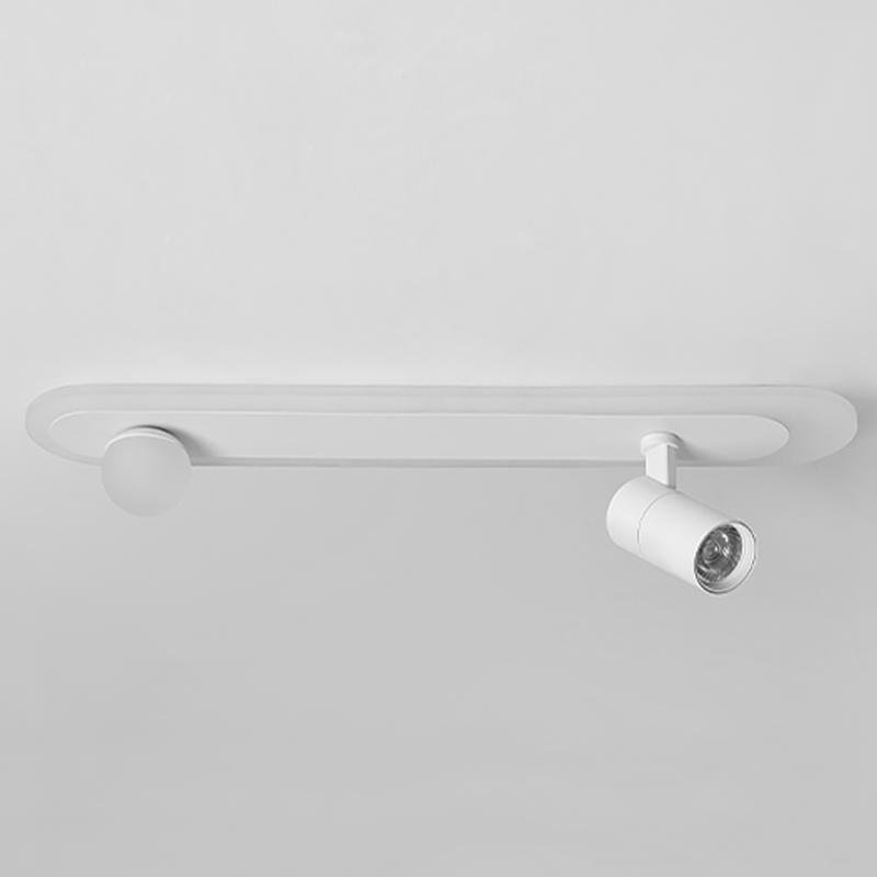 Surface Mounted Spotlights Modern Streamlined Oval Ceiling Light