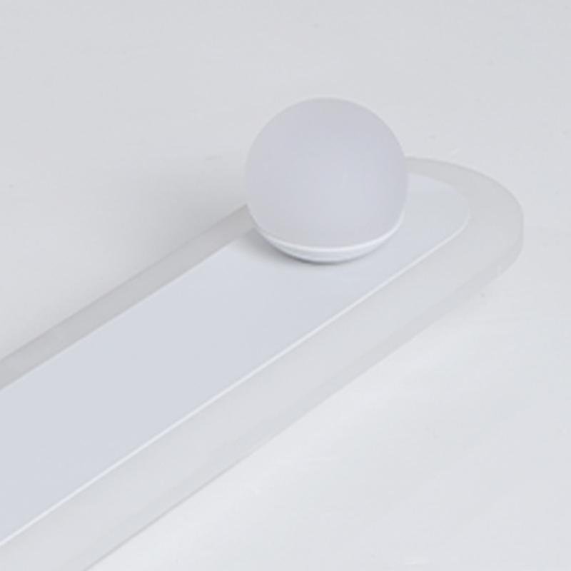 Surface Mounted Spotlights Modern Streamlined Oval Ceiling Light