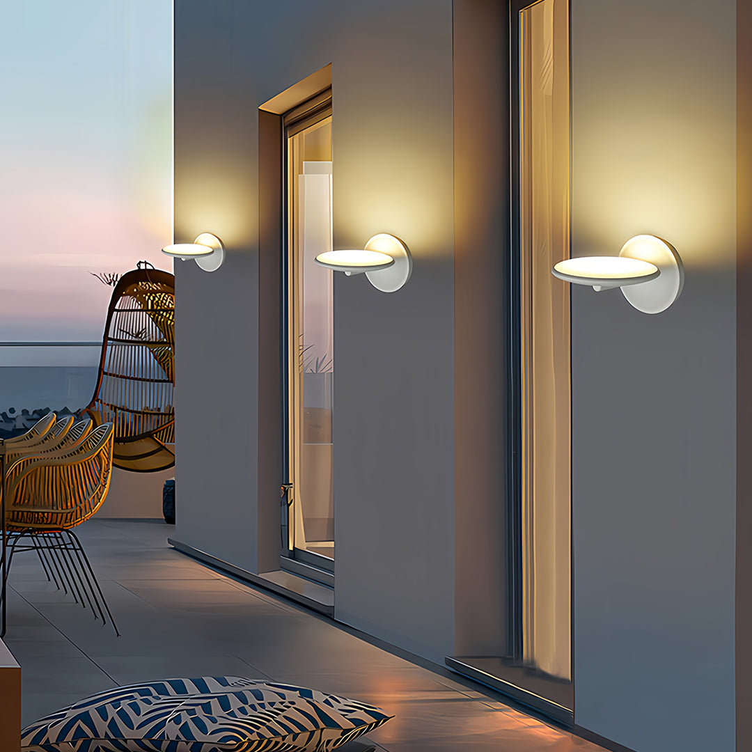Swivel Wall Light Aluminum Acrylic Simple LED Waterproof Light
