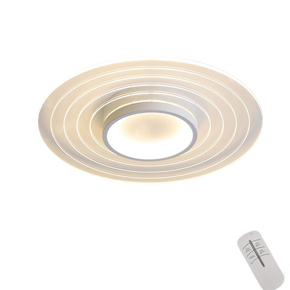Multiple Circles Dimmable LED Modern Flush Mount Lighting Ceiling Lights for Bedroom