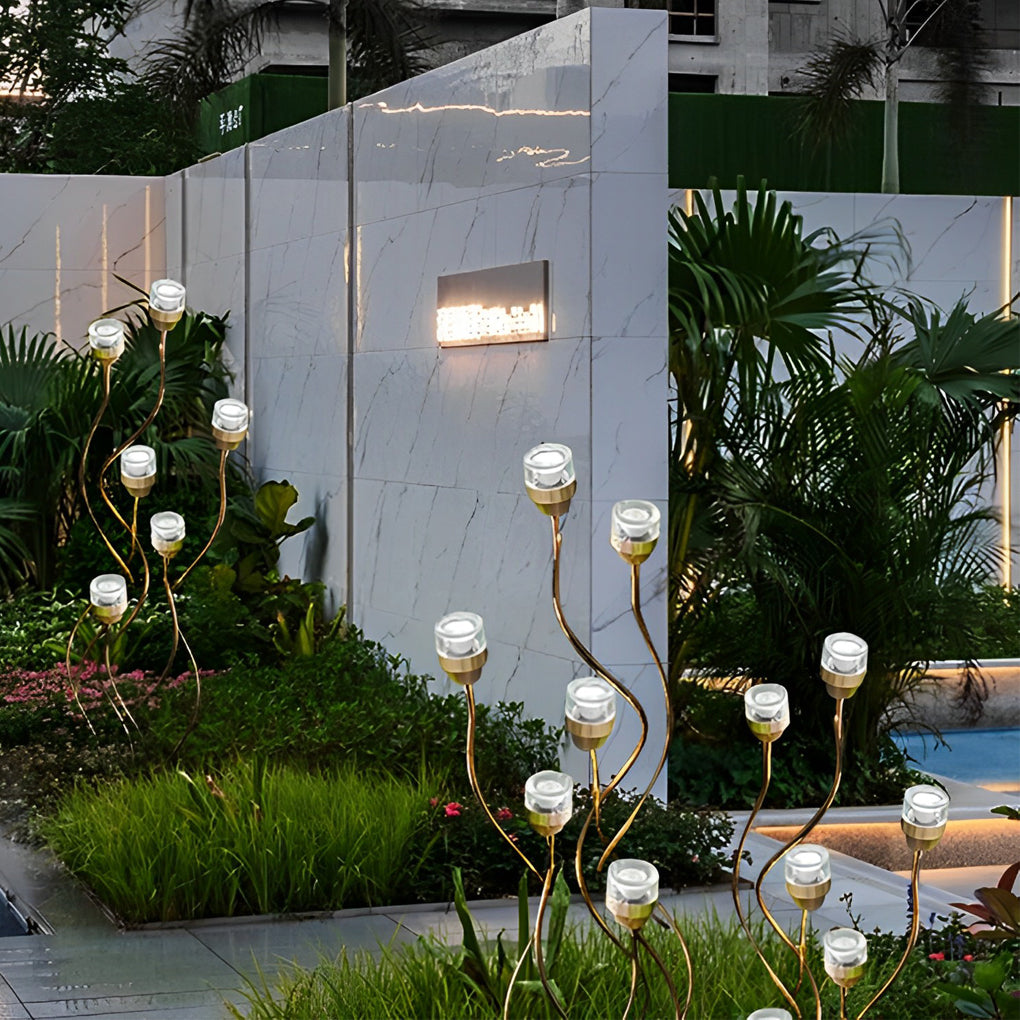 Syphasera Standing Lamp Sprout Shape LED Modern Landscape Light