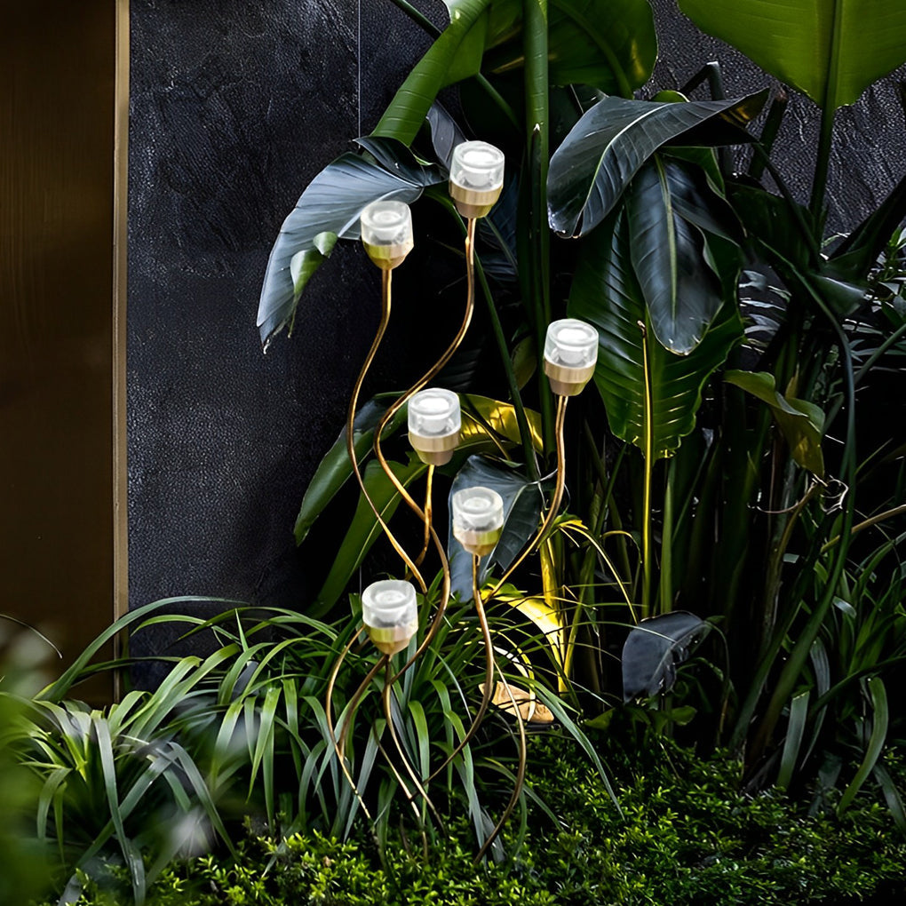 Syphasera Standing Lamp Sprout Shape LED Modern Landscape Light