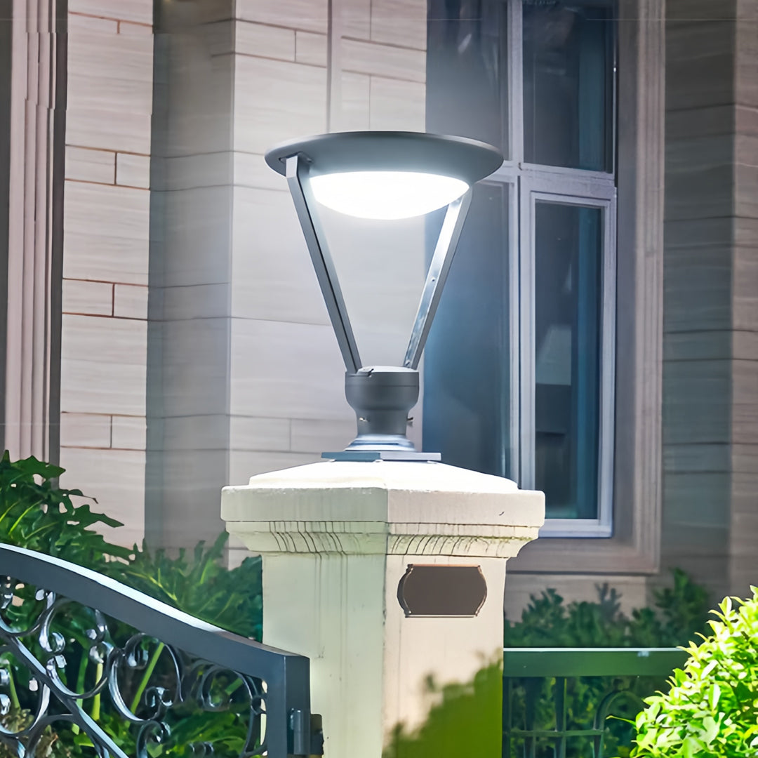 External Pillar Lights Vintage-Inspired Shape Garden Post Lights