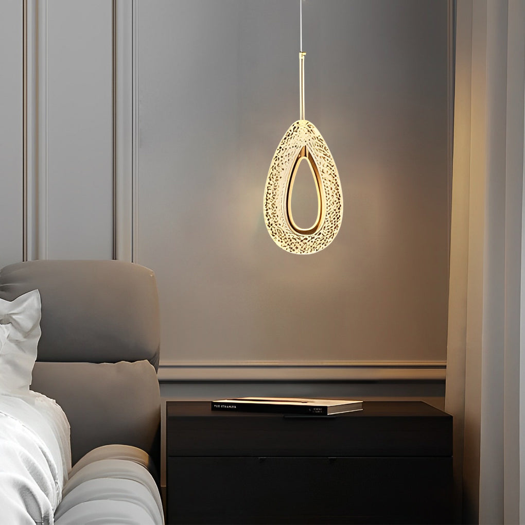 Unique Pendant Light Minimalist LED Modern Metal Ceiling Light