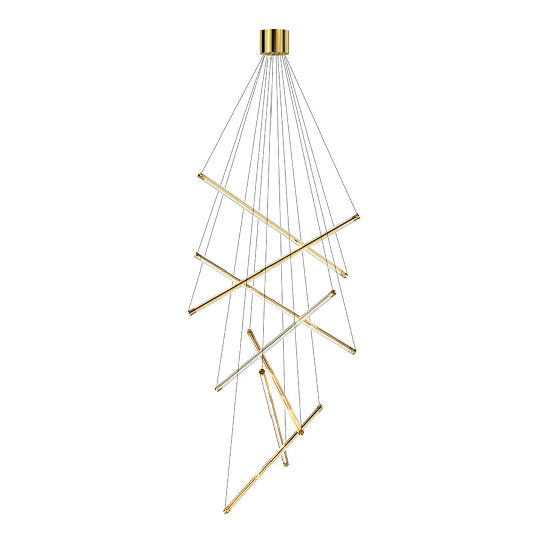 LED Linear Chandelier Nordic Minimalist Lighting