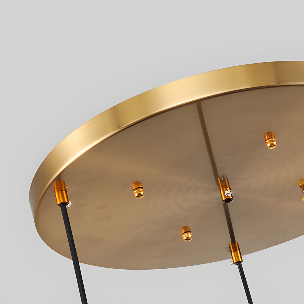Clear Glass Globe Pendant Light Nordic Iron Ceiling Light