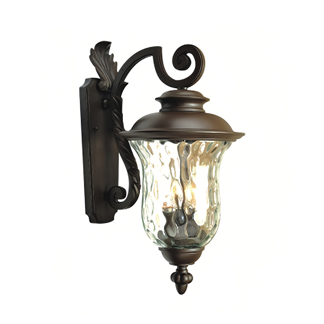 Black Exterior Wall Light Outdoor Waterproof Black Aluminum Lamp