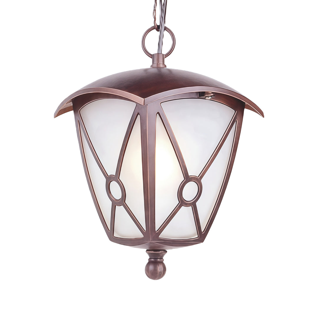 Outdoor LED Pendant Lights Black Metal Waterproof Ceiling Lights