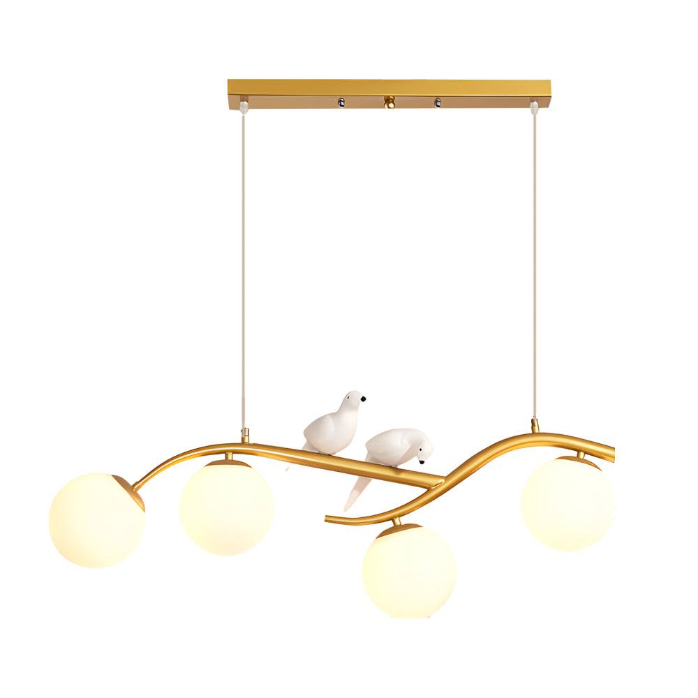 Tree Branch Pendant Light Farmhouse Bird Ceiling Light