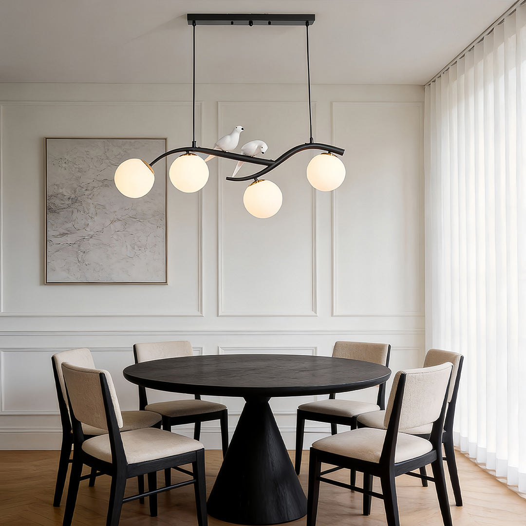 Tree Branch Pendant Light Farmhouse Bird Ceiling Light