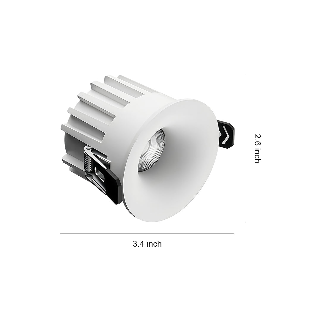 Trimless Recessed Downlights Round Spot Integrated LED Ceiling Light