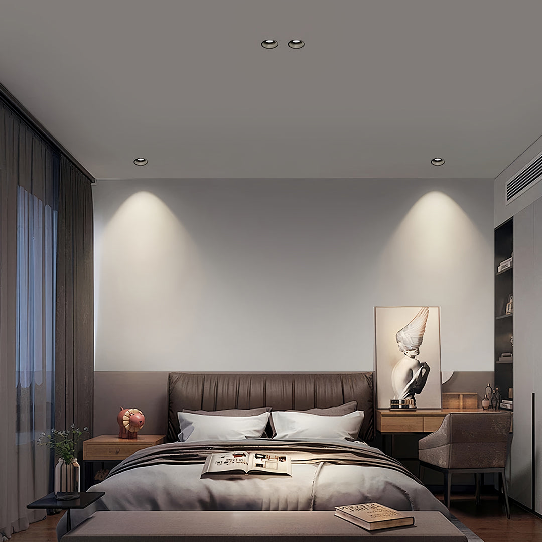 Trimless Recessed Downlights Round Spot Integrated LED Ceiling Light