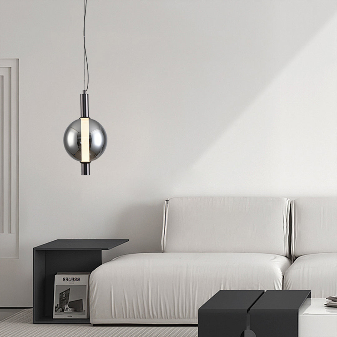 Minimalist Modern Silver Pendant Light LED