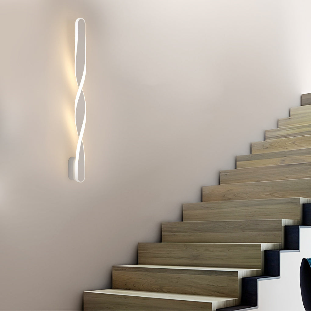 Twisted LED Wall Lights Creative Spiral-Shaped LED Light