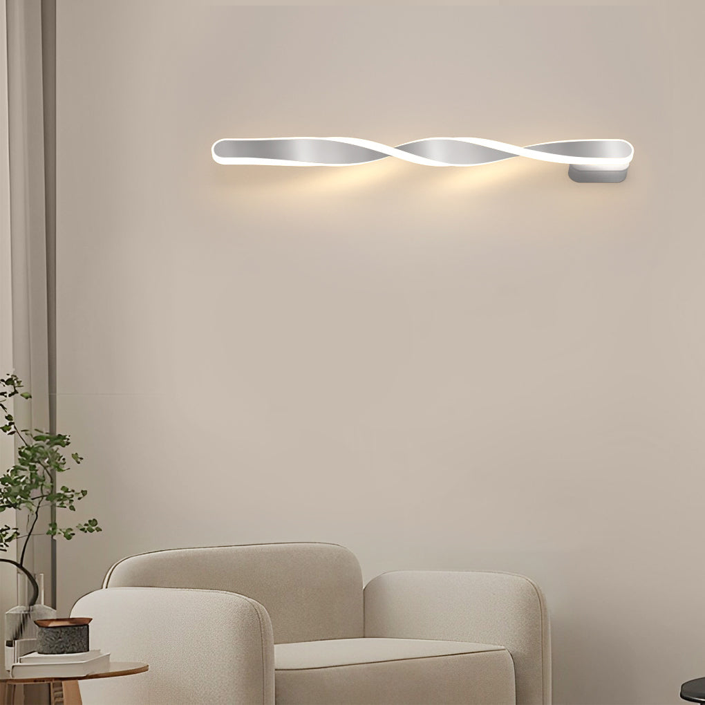 Twisted LED Wall Lights Creative Spiral-Shaped LED Light