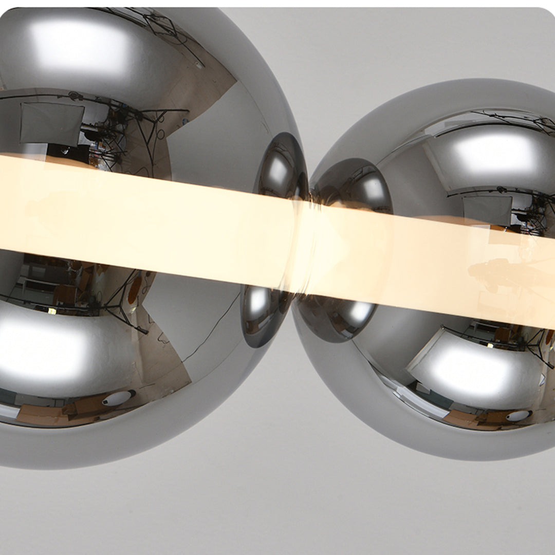 Minimalist Modern Silver Pendant Light LED