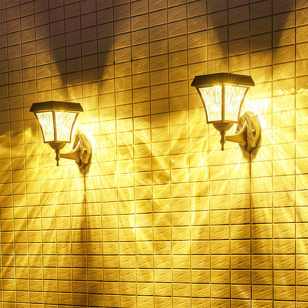 Solar Outdoor Sconce Lights Waterproof Garden Light