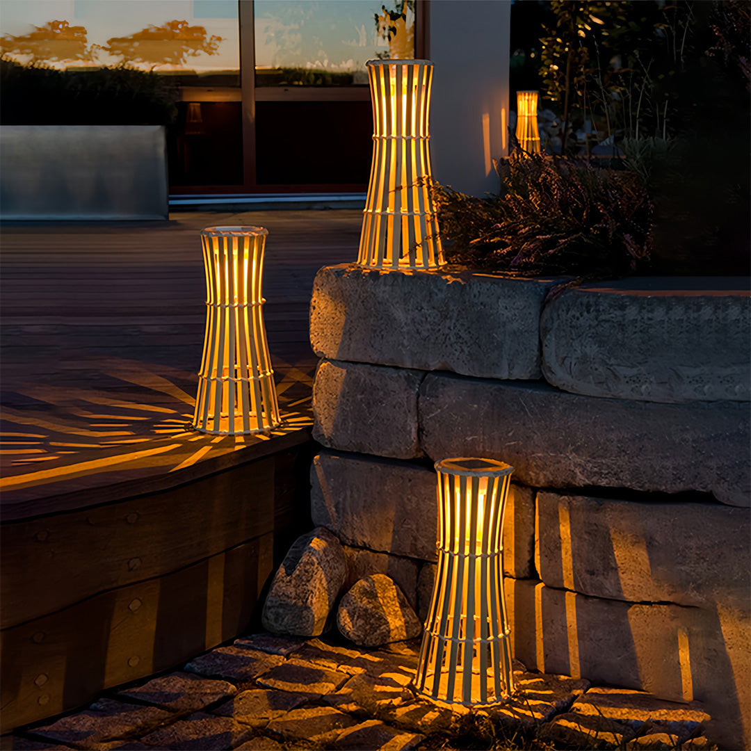 Outdoor Black Lanterns Featuring a Unique Silhouette Chic Light