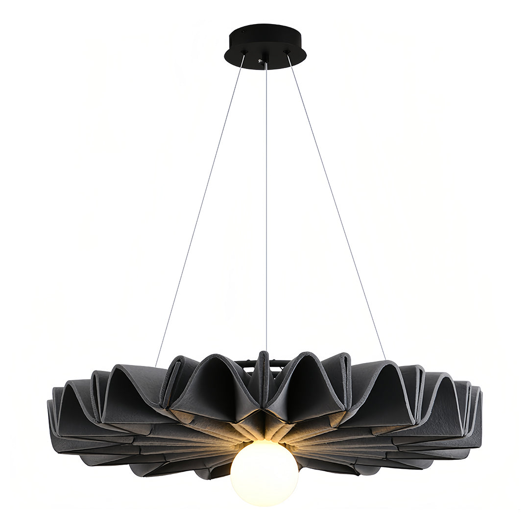 Cloth Chandelier Large Diameter Noise Reduction Felt Ceiling Lights