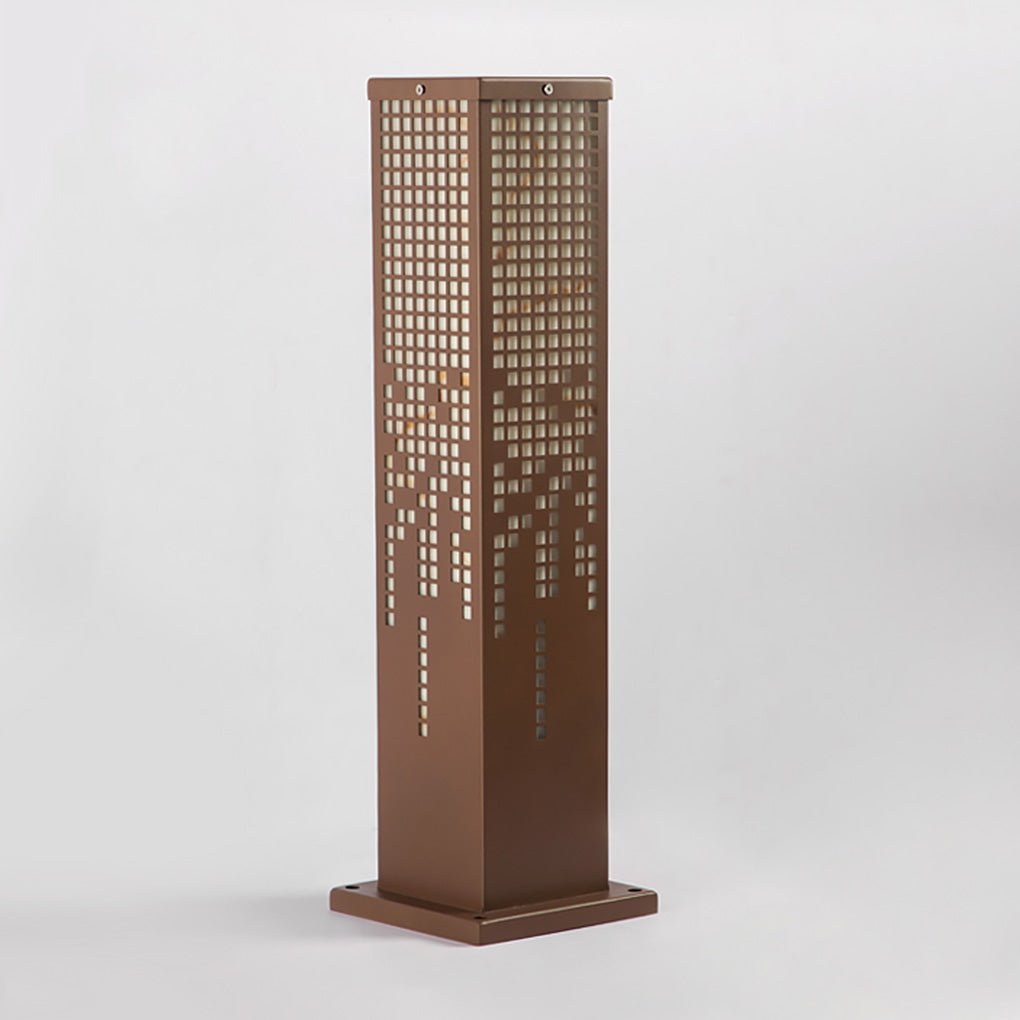 Pixel Bollard Lamp Rectangular Landscape Illumination Light