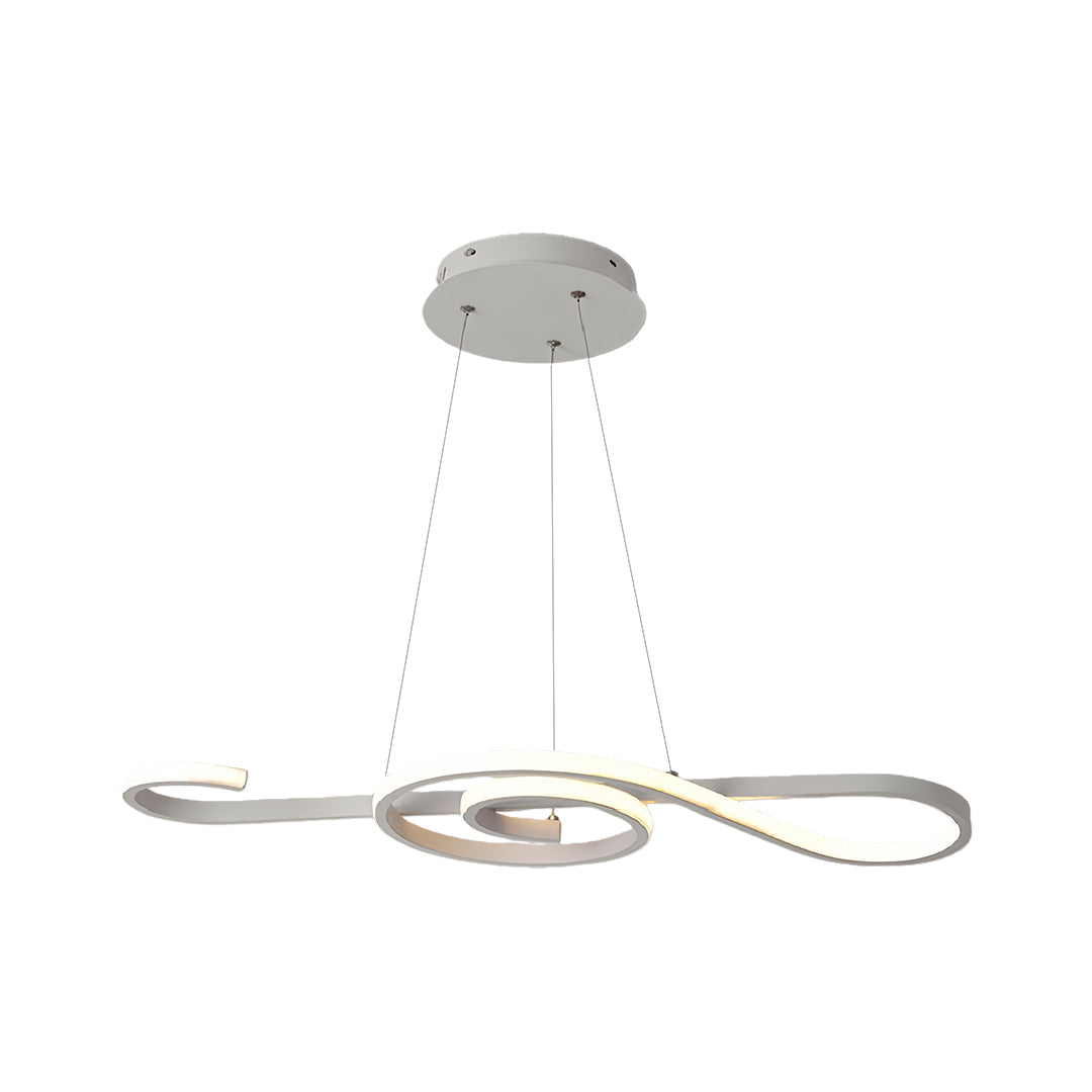 Unique Large Chandeliers Dimmable LED Simple Note Ceiling Light