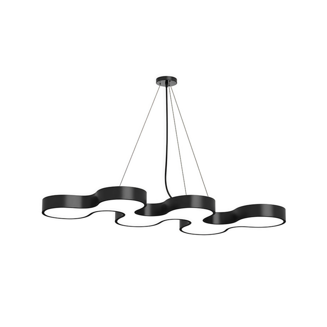 Unique Modern Chandelier S-Shaped Coral Design LED Light