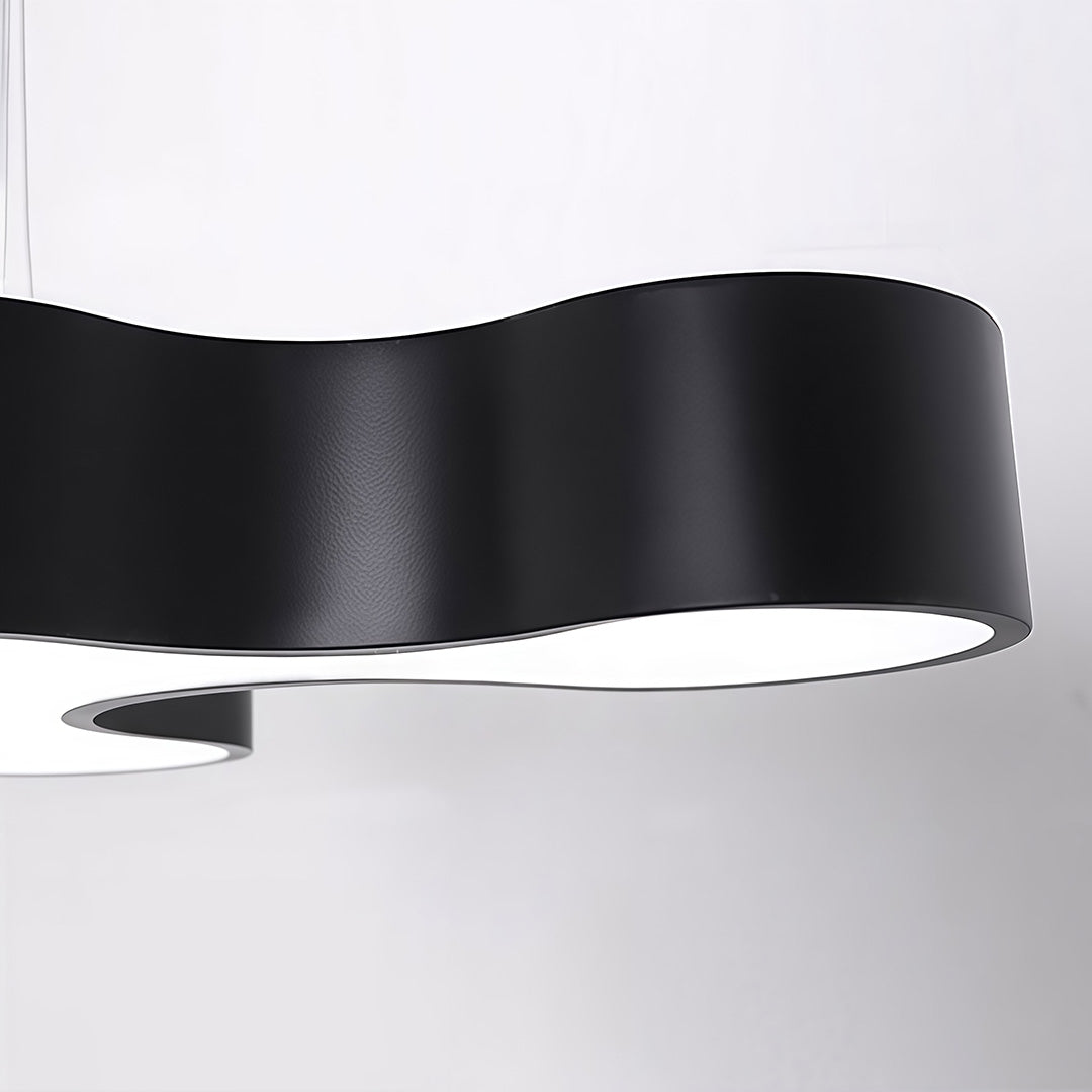 Unique Modern Chandelier S-Shaped Coral Design LED Light