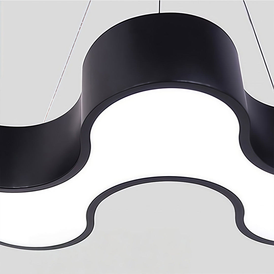 Unique Modern Chandelier S-Shaped Coral Design LED Light