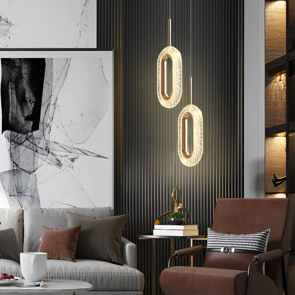 Unique Pendant Light Minimalist LED Modern Metal Ceiling Light