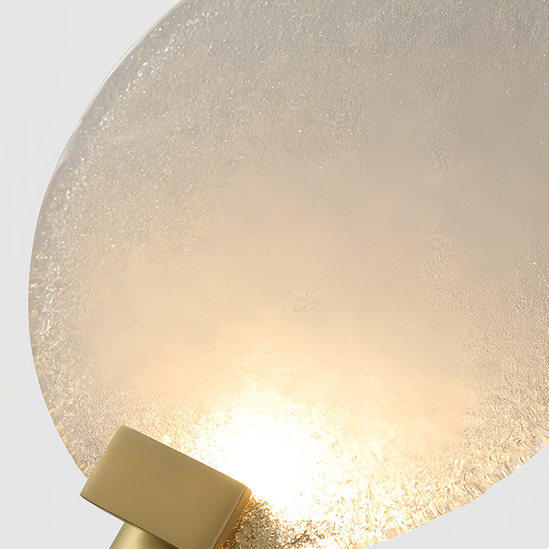 Round Wall Light Lightweight Luxury Glass Wall Lamp
