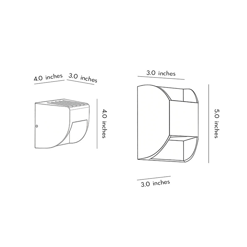 Up and Down Exterior Lights Modern LED Wall Washer Light