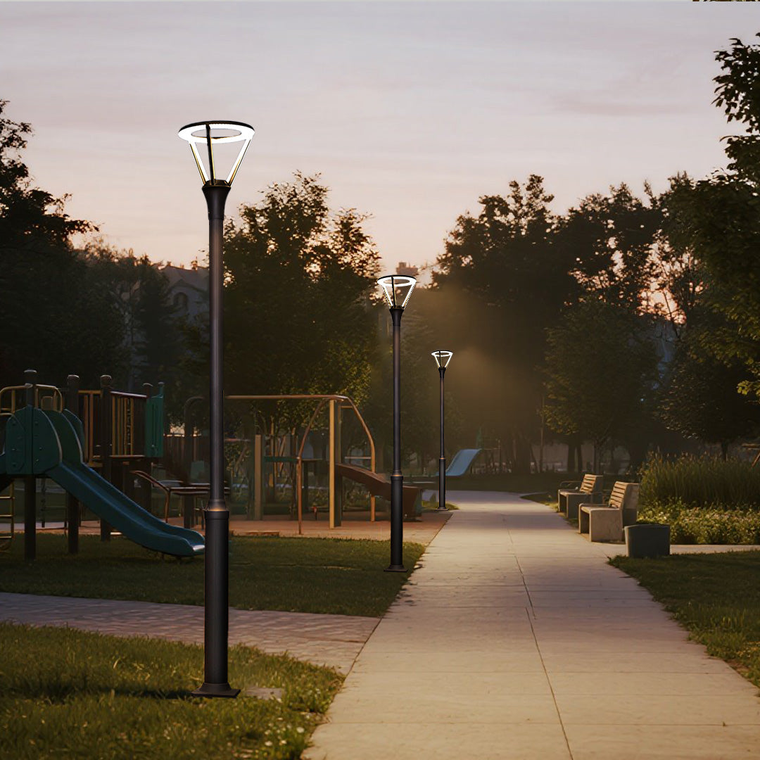 Minimalist LED Post For Outdoor Light Modern