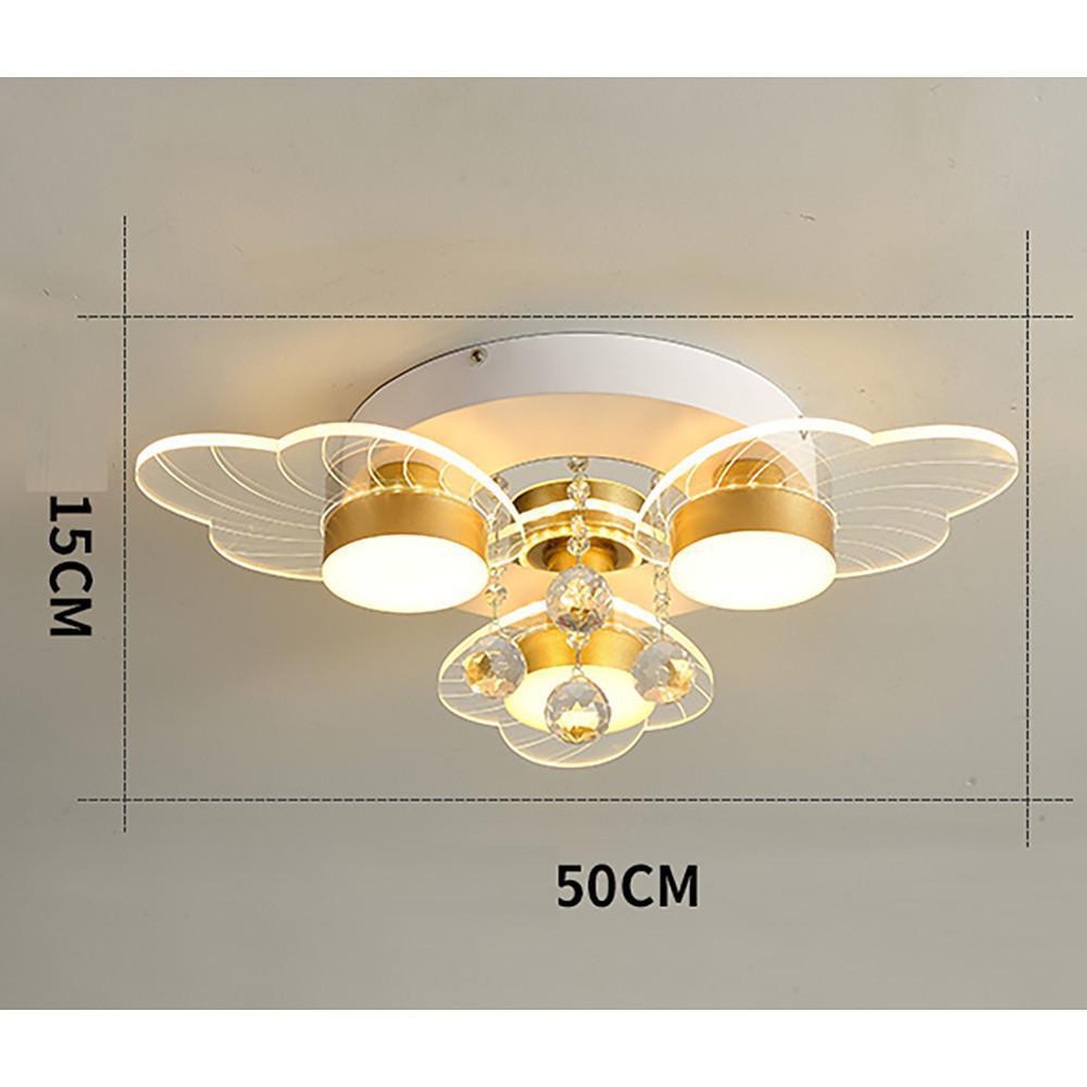 8-light Flower Design Traditional Ceiling Lights Flush Mount Lighting