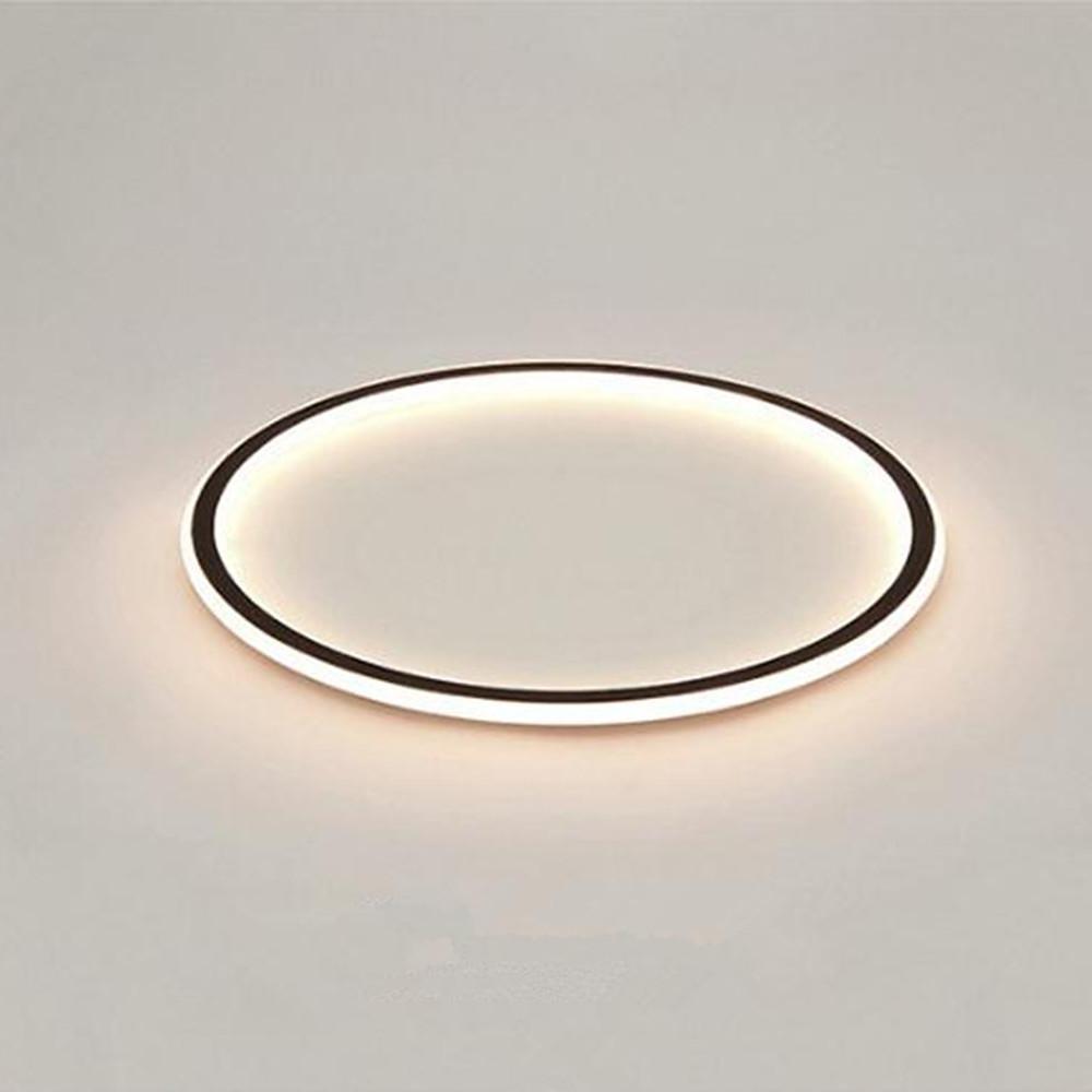 Modern Porch Lighting Set: Black LED Flush Mount & Wall Sconce