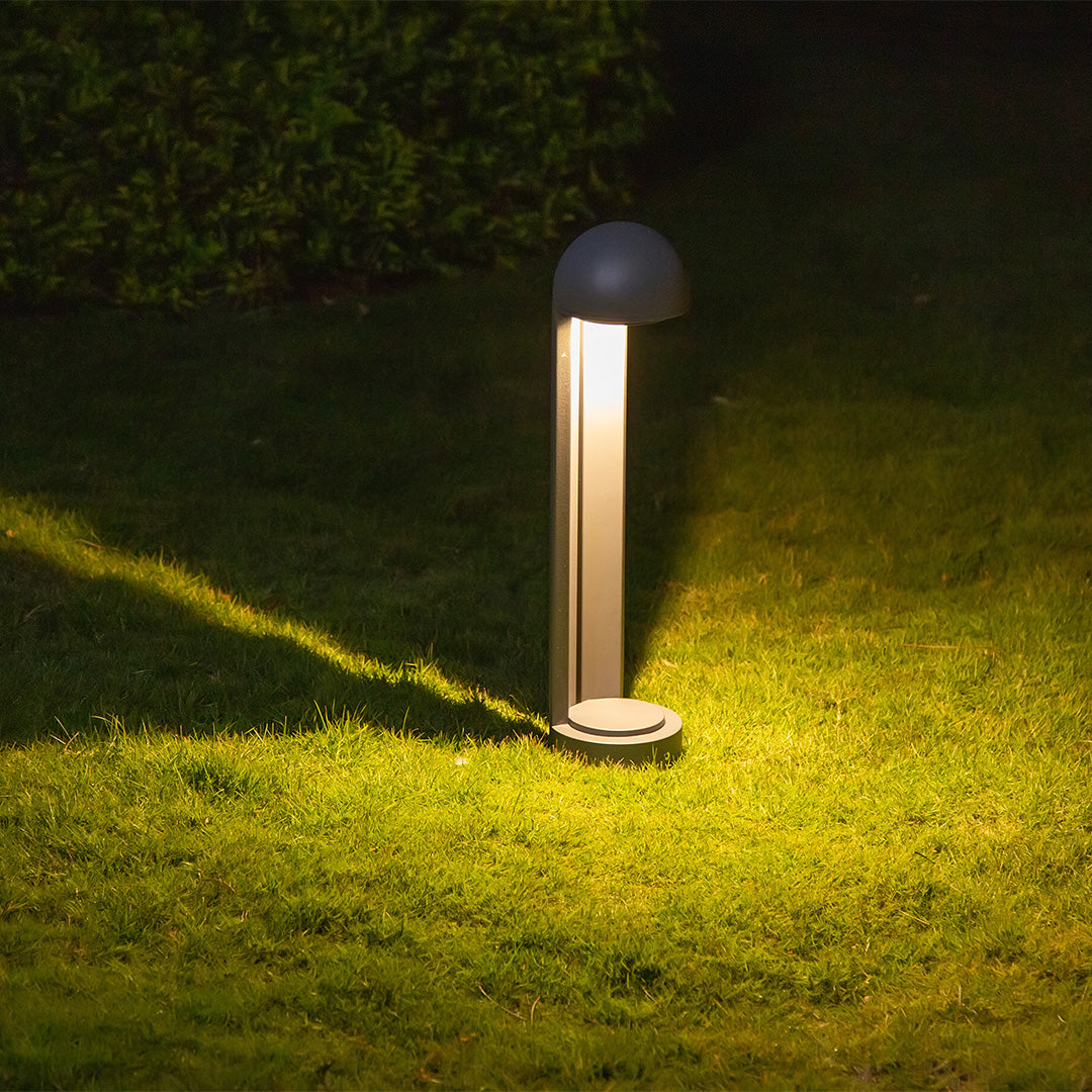 Modern Garden Bollard For Lights Minimalist LED Outdoor Pathway Lighting