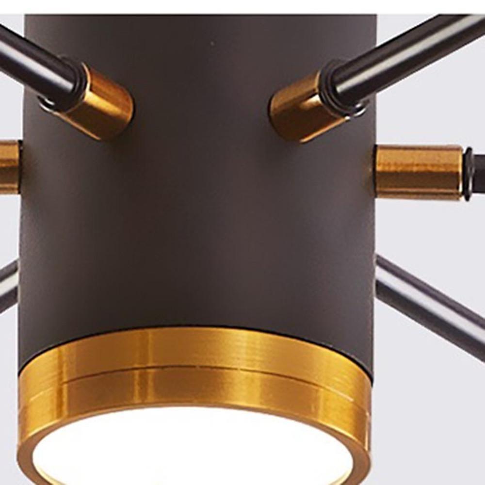 Globe Large Semi Flush Mount Lighting Metal Glass Ceiling Lights