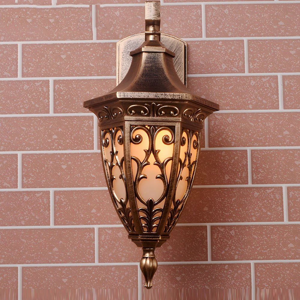 Antique Art Deco Wall Sconces Outdoor Retro Wall-Mounted Lamp