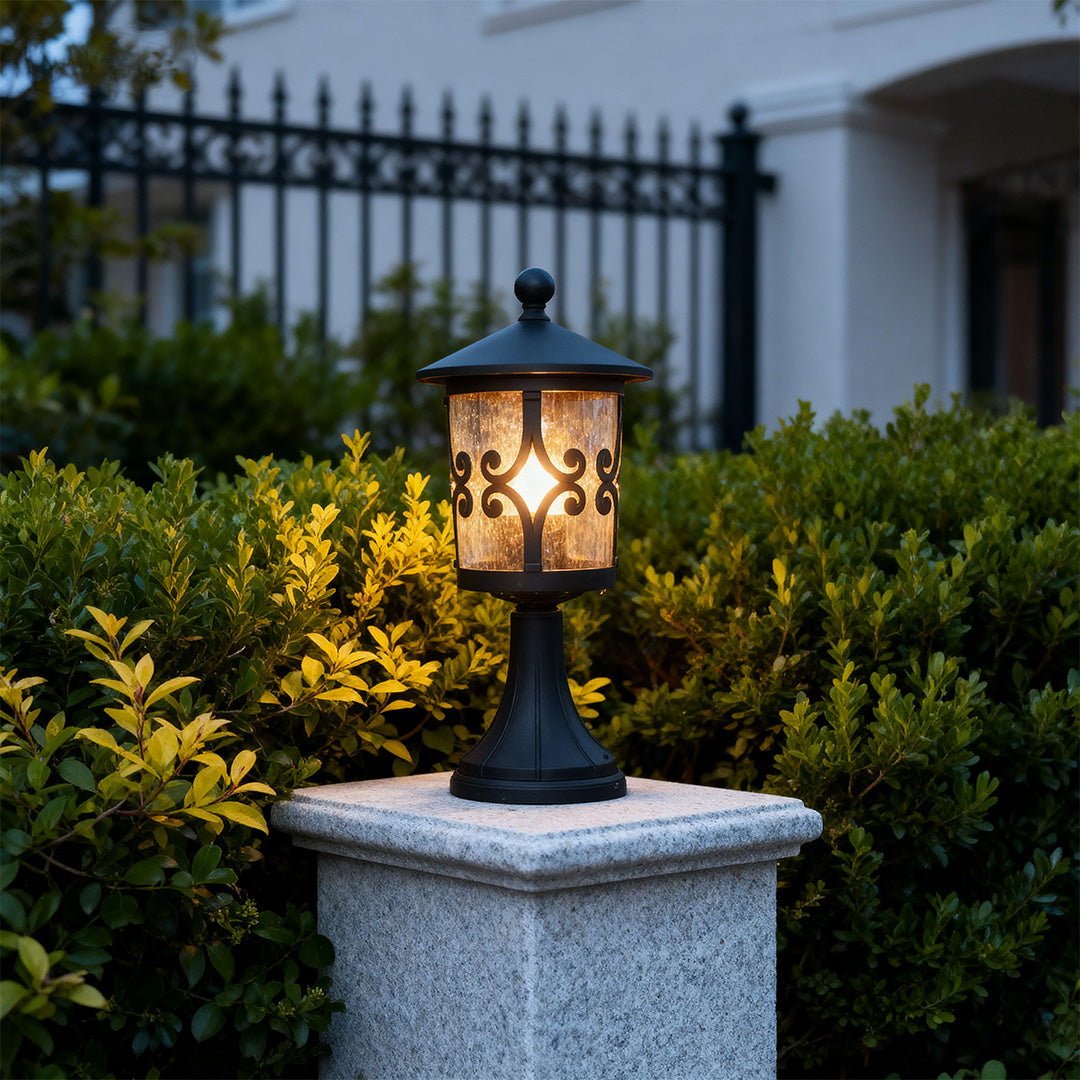 Porch Pillar Lights Waterproof European Style Aluminum Outdoor Light