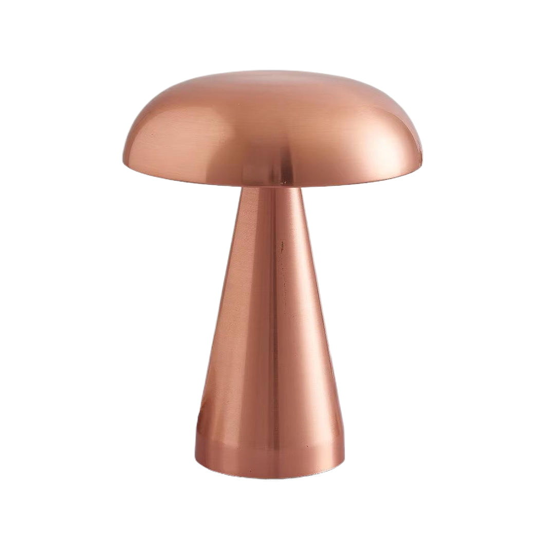 Retro Metal Table Lamp Mushroom Dimmable Creative Design Iron Light