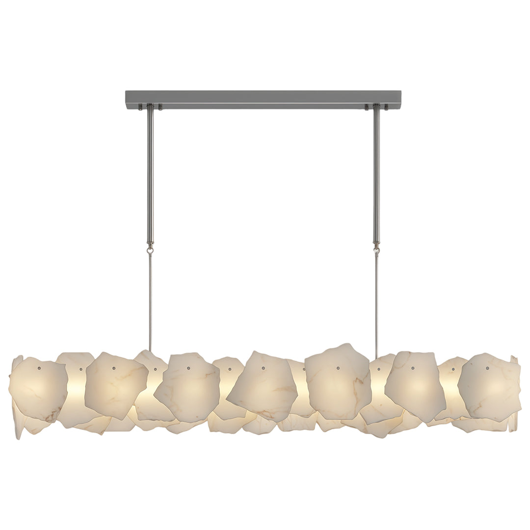 Modern LED Cloud Stone Copper Chandelier