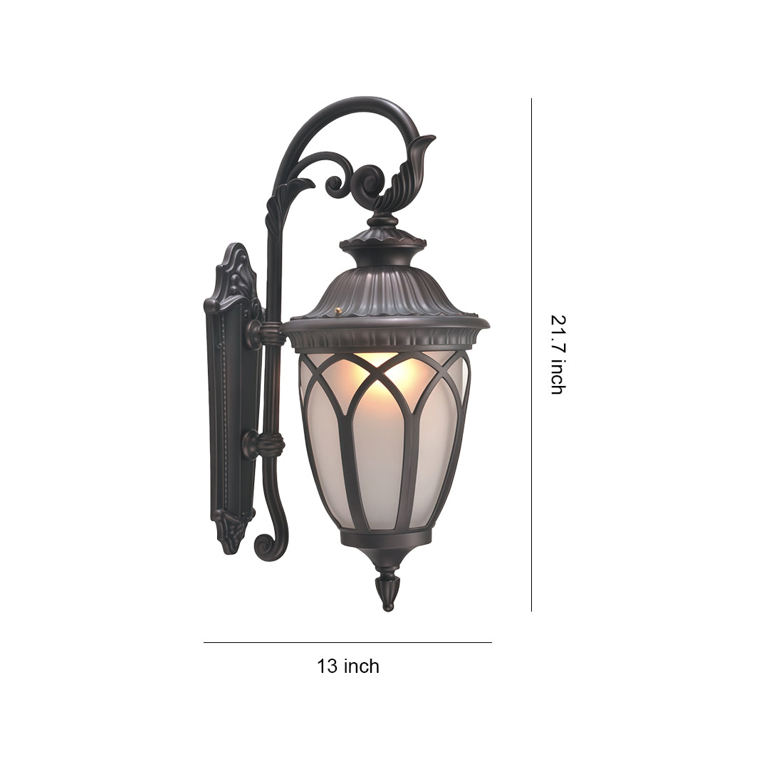 Wall Lights Outdoor Retro Waterproof Aluminum Traditional Lamp
