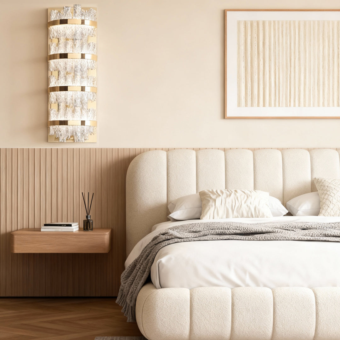 Wall Sconce Glass Modern Stainless Steel Glass Lamp