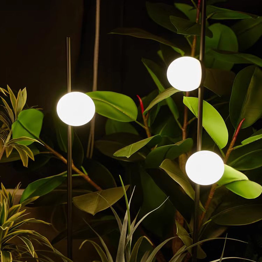 Modern Landscape Lighting Minimalist Waterproof Spherical High-Pole